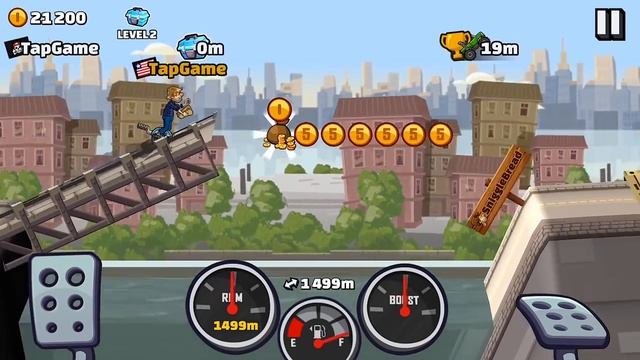 Hill Climb Racing 2 - Геймплей Прохождение Часть 23 смотреть онлайн