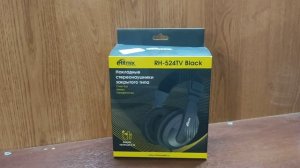Наушники Ritmix RH 524TV, чёрный