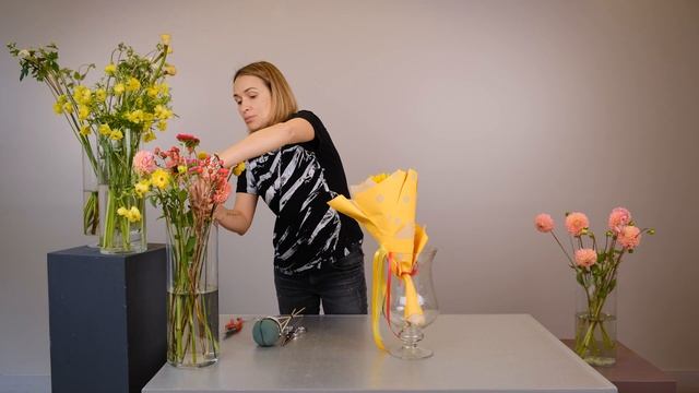 Букет к 1 сентября | Мастер класс от Ольги Шаровой смотреть онлайн