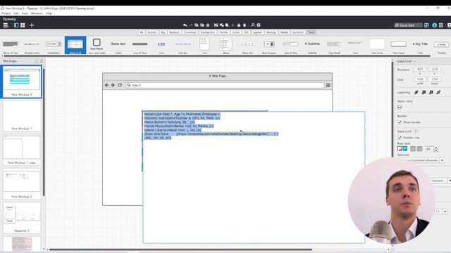 9/17 Balsamiq Основы работы и обзор интерфейса. Курс по макетам для аналитиков смотреть онлайн