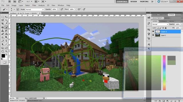 Photoshop Tutorial: How to Flip an Image or Layer in Photoshop! Photoshop Flip Tutorial (1 minute) смотреть онлайн
