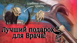 Не бойся, не укусит! | Деревянная трость "Аспид"