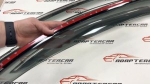 Дефлекторы окон Mitsubishi Lancer X (2007-2016)