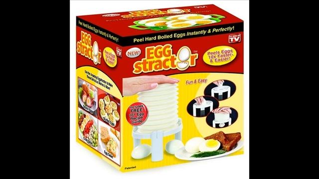 Очиститель вареных яиц в одно нажатие Eggstractor смотреть онлайн