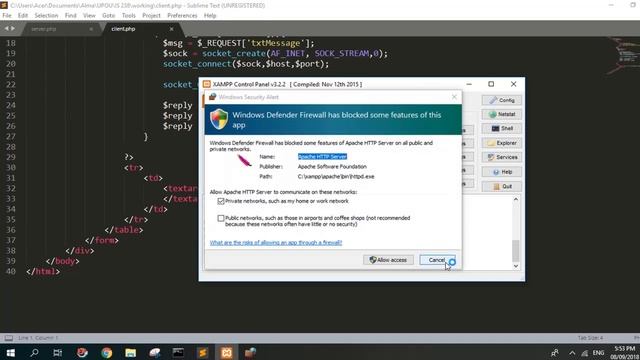Socket Programming using PHP смотреть онлайн
