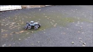 Полноприводный джип-Amphibious на радиоуправлении, Внедорожник вездеход на шести колесах 60 см 6wd