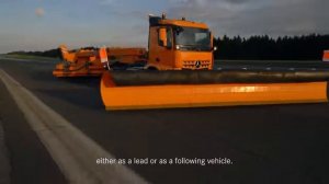Беспилотные аэродромные снегоуборщики от Daimler