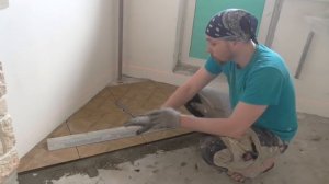 Укладка керамогранита на пол, мой опыт.