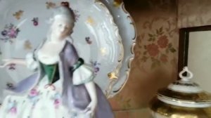 Антикварные находки у Веры. Мебель, фарфор, прекрасный показ интерьера.