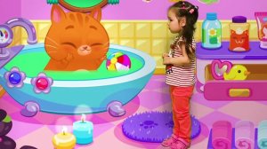 Полная История для детей про котика Bubbu | Настя как мама для котика Бубу