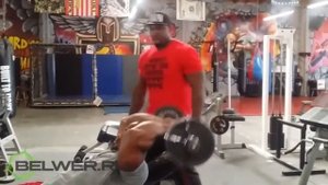 Упражнения для трицепса  Французский жим