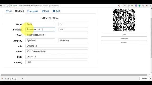 ByteScout ONLINE QR code generator - App Tutorial смотреть онлайн