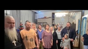 Рождественские колядки 2022 г.с.Рагули.Семья Гриценко о.Федора.