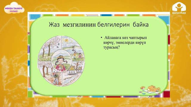 МЕКЕН ТААНУУ 2-класс / Жандуу жана жансыз жаратылыш жазында / ТЕЛЕСАБАК 19.02.21
