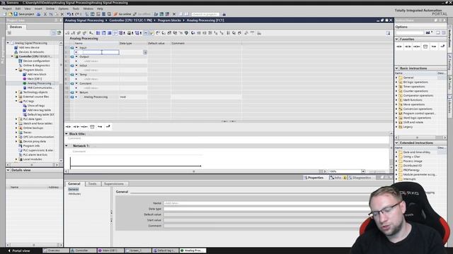 TIA Portal: Analog Processing / NORM_X and SCALE_X
