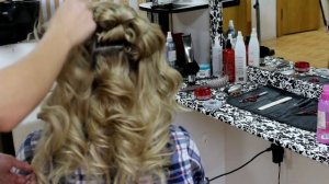 Как сделать голливудские локоны .Big loose curls.Объемные локоны