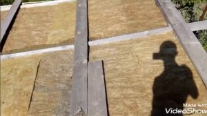 #Покрытие Крыши Сарая Утепление ОББИВКА