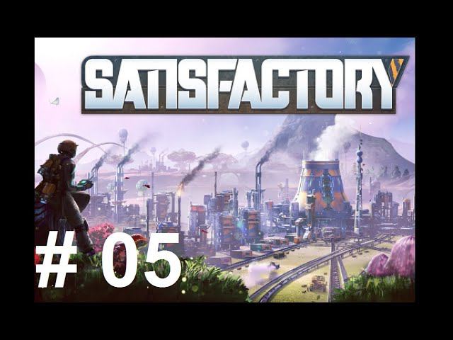 Satisfactory (05). Достраиваем 2 этаж и  электростанцию.