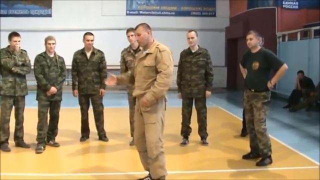 Русский рукопашный бой..Система Кадочникова ..упражнение штопор