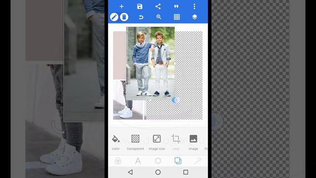 Как вставить несколько фото в шаблон (Android) смотреть онлайн