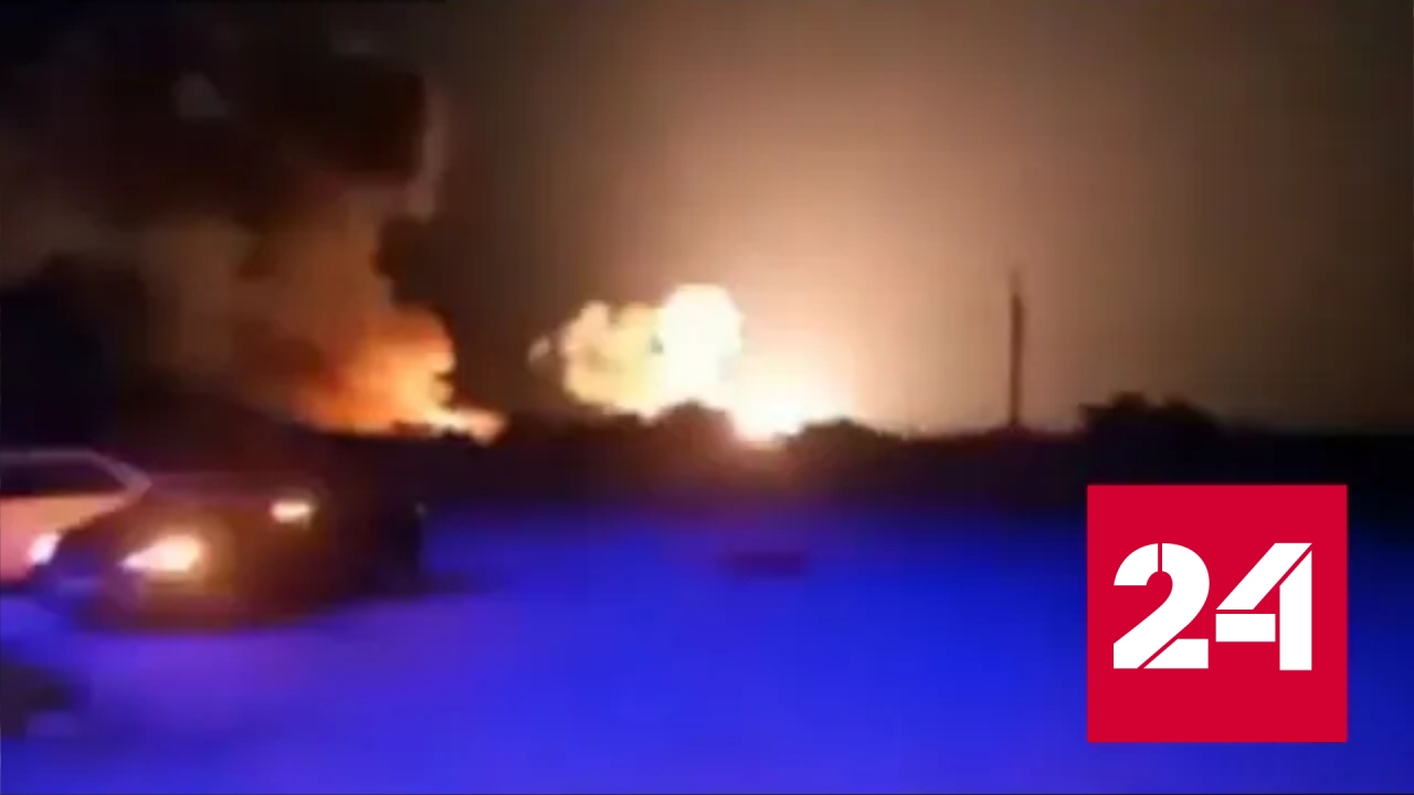 В Сети появились кадры израильского обстрела территории Сирии - Россия 24