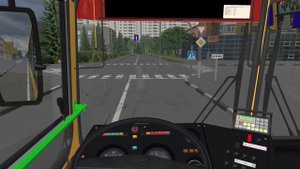 OMSI 2 - LiAZ 5256.25 по новой карте ГОСТОМЫСЛ