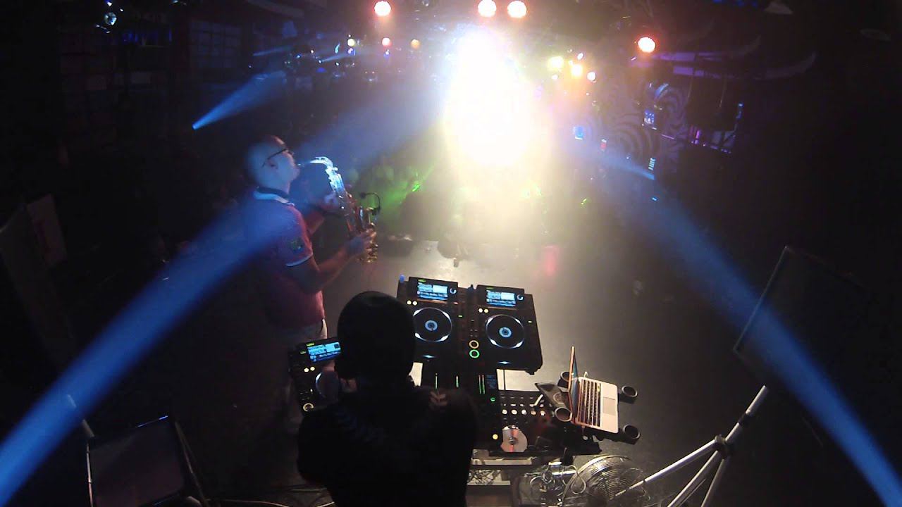 Sax live in the club