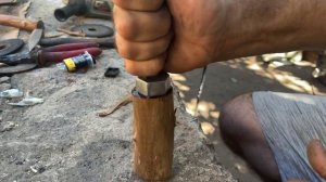 Нож из штока амортизатора