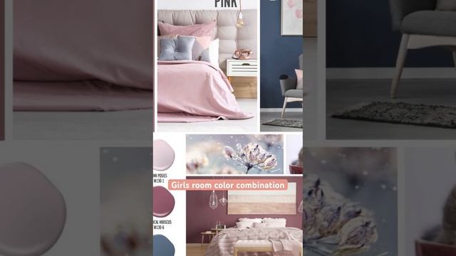 Girls room color combination. #youtube #interiorstyle #design #interiordesire #homedecor #interior