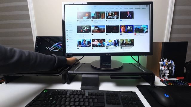 Dual Monitor / Laptop Riser with USB 3.0 Hub, Organizers and RGB! смотреть онлайн