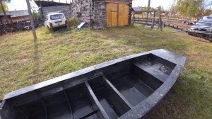 ЛОДКА ИЗ ПНД ПЛОСКОДОНКА ДЛЯ ОЗЕРА НЕРЕГИСТРАТ