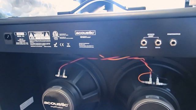 Acoustic G120 DSP 120W 2x12 Guitar Combo Amp Unboxing (Used) смотреть онлайн