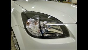 KIA RIO 2010 замена стёкол фар