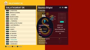 GALATASARAY MENÜ YAMASI | EFootball PES 2021