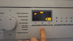 Siemens Washing machine how to turn sound OFF