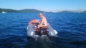 Лодка гладиатор 330 тест на воде