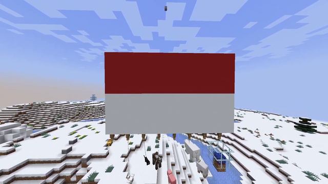Flag of Monaco but I accidently built the flag of Poland but it's actually the flag of Indonesia смотреть онлайн