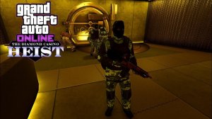Штурм ограбление казино в GTA ONLINE