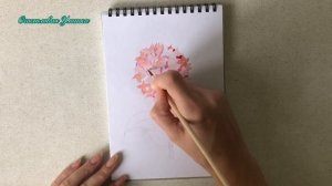 Как нарисовать цветы акварелью // How to draw // РИСОВАНИЕ ДЕТЯМ