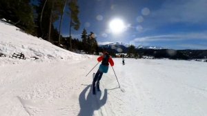 Горные лыжи. Архыз: трассы №16 "Андромеда" и №18 "Сириус". 2023г.