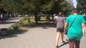 Дорога на Крым из Москвы. Главная улица Мелитополя