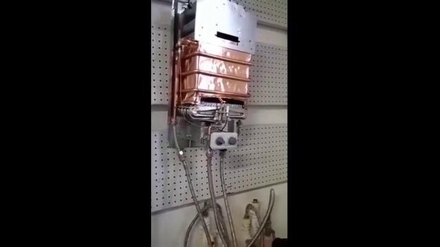 Испытания газовой колонки WertRus10P у клиента / Производители газовых колонок для отопления