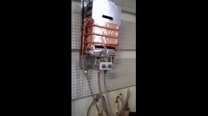 Испытания газовой колонки WertRus10P у клиента / Производители газовых колонок для отопления