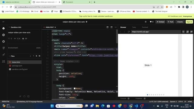 Image Slider In HTML CSS & JavaScript | Slides Per View Auto Slider