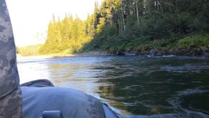 Река Кизир. Третий порог "Зайка". Лодка 420 стрела.