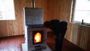 Печь из талькохлорита с варочной плитой - Талькофф