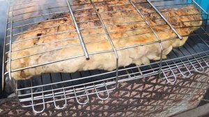 БАРАНЬЯ ЛОПАТКА НА УГЛЯХ. ОВОЩИ ГРИЛЬ НА СВЕЖЕМ ВОЗДУХЕ.