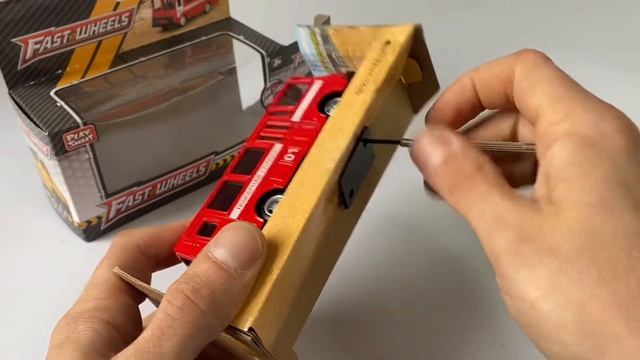 Металлический автобус Play Smart 1:52 «ПАЗ 3237 Пожарная служба» 6523-A Автопарк, смотреть онлайн