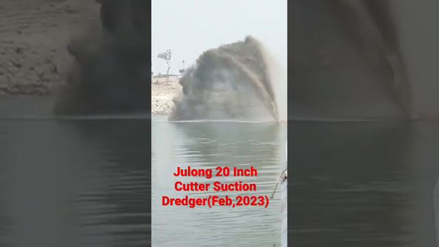 Julong 20 Inch Cutter Suction Dredger dredging view