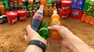 Big Coca Cola, Monster, Fanta, Chupa Chups, Mtn Dew, Many Soft Drinks and Mentos